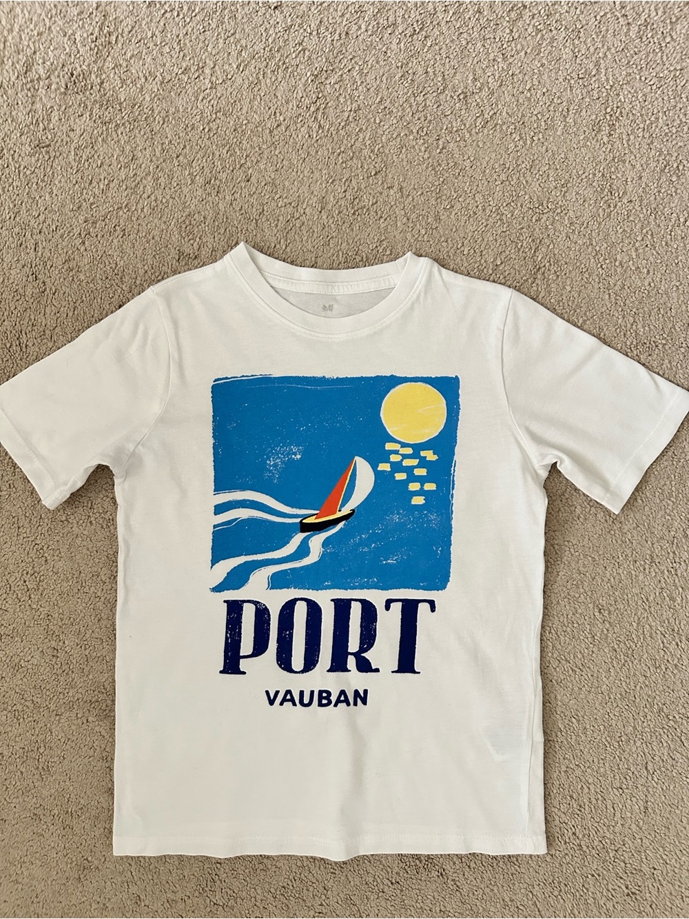 H&M Kids Boys Port Vauban Graphic T-Shirt Size 6-7